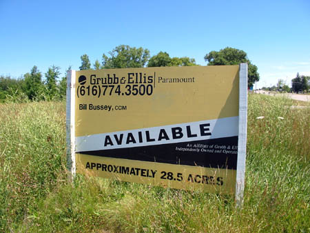 Sunset Drive-In Theatre - For Sale - Photo From Water Winter Wonderland (newer photo)